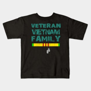 Veteran Vietnam Family dont mess with THE BEST Kids T-Shirt